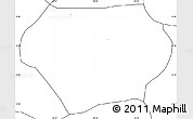 Blank Simple Map of Quezaltepeque, no labels