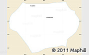 Classic Style Simple Map of Quezaltepeque, single color outside