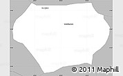Gray Simple Map of Quezaltepeque