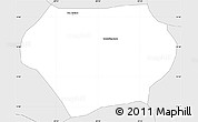 Silver Style Simple Map of Quezaltepeque