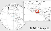 Blank Location Map of Sn Jose la Arada