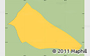 Savanna Style Simple Map of Sn Jose la Arada, single color outside