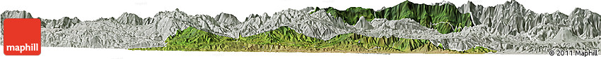 Satellite Horizon Map of El Progreso, lighten, semi-desaturated