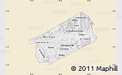 Classic Style Map of El Progreso, single color outside