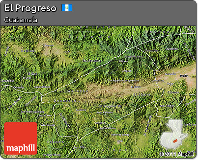 Satellite Map of El Progreso