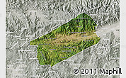 Satellite Map of El Progreso, lighten, semi-desaturated