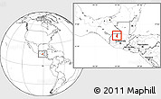 Blank Location Map of Chajul