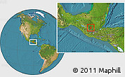 Satellite Location Map of Chajul