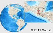 Shaded Relief Location Map of Chajul