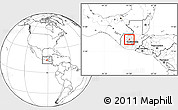 Blank Location Map of S.and. Sajcabaja, highlighted parent region
