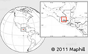Blank Location Map of S.and. Sajcabaja