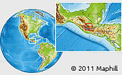 Physical Location Map of S.and. Sajcabaja