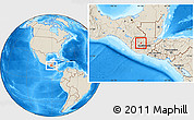 Shaded Relief Location Map of S.and. Sajcabaja