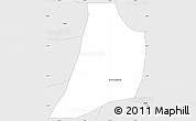 Silver Style Simple Map of S.and. Sajcabaja