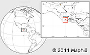 Blank Location Map of Iztapa