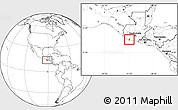 Blank Location Map of Nva Concepcion