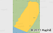 Savanna Style Simple Map of Nva Concepcion