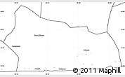 Blank Simple Map of San Jose
