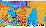 Political 3D Map of Barillas