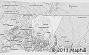 Silver Style 3D Map of Barillas
