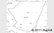 Blank Simple Map of Barillas