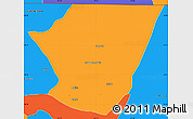 Political Simple Map of Barillas