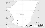 Silver Style Simple Map of Barillas