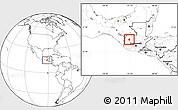 Blank Location Map of Chiantla