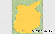Savanna Style Simple Map of Chiantla, cropped outside