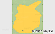 Savanna Style Simple Map of Chiantla