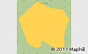 Savanna Style Simple Map of Colotenango
