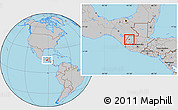 Gray Location Map of Concepcion-22