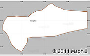 Gray Simple Map of Concepcion-22, cropped outside