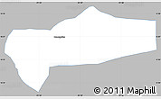 Gray Simple Map of Concepcion-22, single color outside