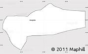 Silver Style Simple Map of Concepcion-22, cropped outside