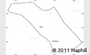 Blank Simple Map of Jacaltenango, cropped outside