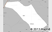 Gray Simple Map of Jacaltenango