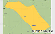 Savanna Style Simple Map of Jacaltenango