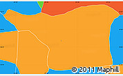 Political Simple Map of Malacatancito