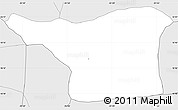 Silver Style Simple Map of Malacatancito
