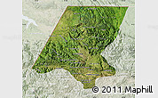 Satellite Map of Huehuetenango, lighten