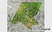 Satellite Map of Huehuetenango, lighten, semi-desaturated