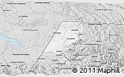 Silver Style 3D Map of Nenton