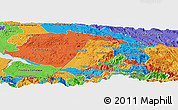 Political Panoramic Map of Nenton