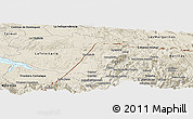 Shaded Relief Panoramic Map of Nenton