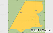Savanna Style Simple Map of Nenton