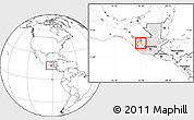 Blank Location Map of S.Gaspar Ixchil, highlighted country