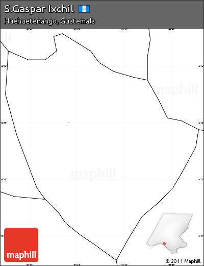 Blank Simple Map of S.Gaspar Ixchil