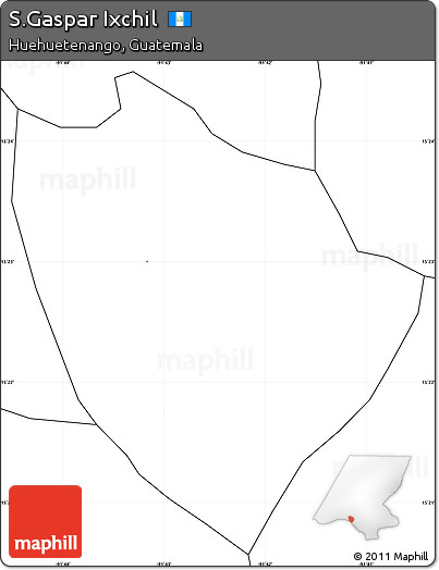 Blank Simple Map of S.Gaspar Ixchil