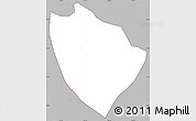 Gray Simple Map of S.Gaspar Ixchil, cropped outside
